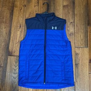 Under Armor Vest Blue/Black Youth XL